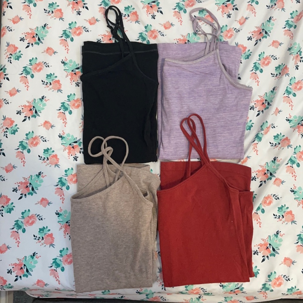 Assorted tank tops